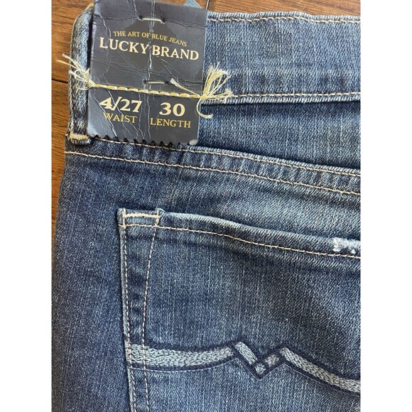 Lucky Brand Women Sweet Boot Jeans Medium Wash Denim Size 4 27 - NWT - Picture 8 of 11